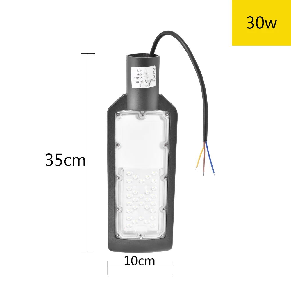 1 шт. 30 Вт 50 Вт светодиодный уличный свет Водонепроницаемый IP65 AC85-265V для светодиодного уличного фонаря роуд сад лампа белый светильник Светодиодные прожекторы настенный светильник