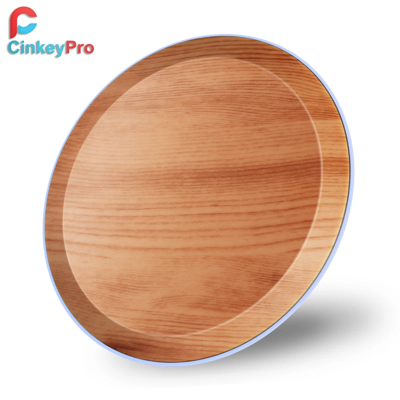 CinkeyPro деревянное Беспроводное зарядное устройство с светодиодный светильник 5 Вт Зарядка для iPhone 8 X samsung XiaoMi зарядка мобильного телефона USB QI устройство