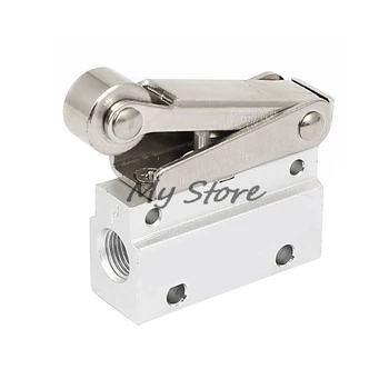 

Mechanical Valve PT 1/8" Female Thread 2 Way Wheel Switch Pneumatic Reversing Valve MOV-02