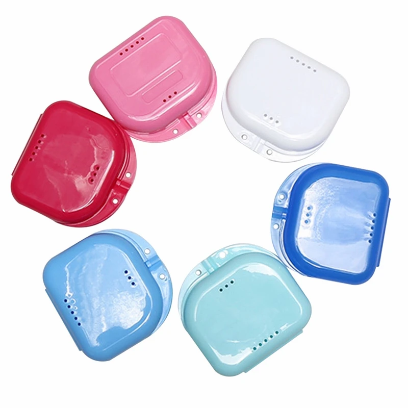Hoomall Dental False Teeth Appliance Container Storage Boxes Dentures