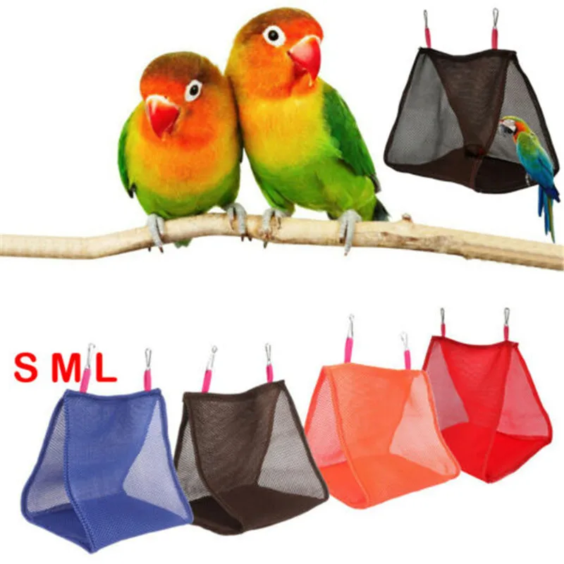 

Breathable Summer Mesh Pet Bird Hammock Hamster Hanging Bed Cage Swing Nest Cool