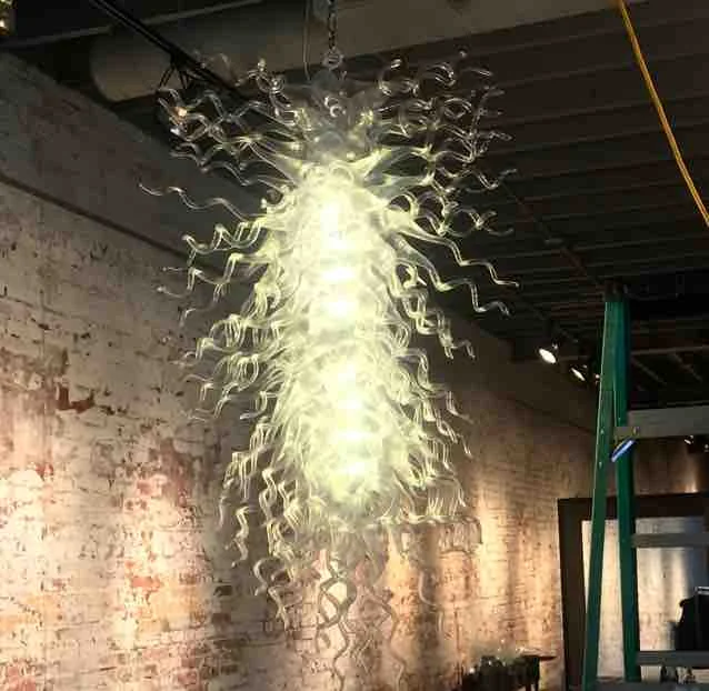 clear chandelier 70x150cm 1700