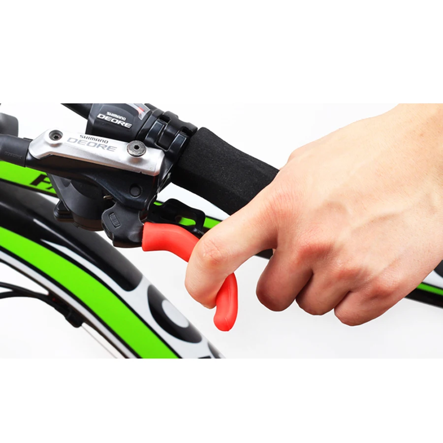 1Pair Brake Handle Silicone Sleeve Mountain Bike Brake Lever Protection Cover