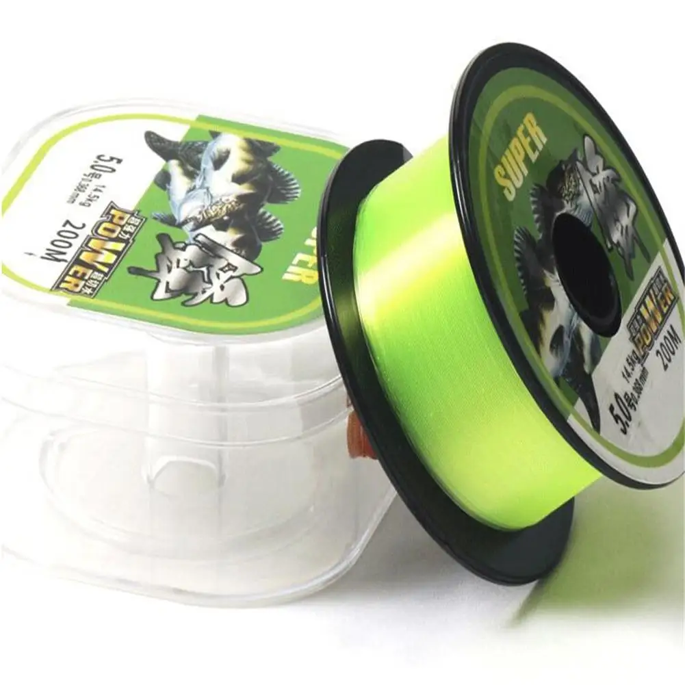 None 200 meter Fishing Line High Strength Nylon Strong Pull Power Main
