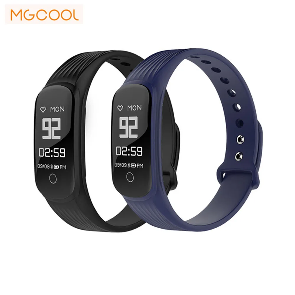 

MGCOOL Band 4 Bluetooth Continuous Heart Rate Monitor Call APP Message Reminder with 4 Clock Faces Smart band for Android iOS