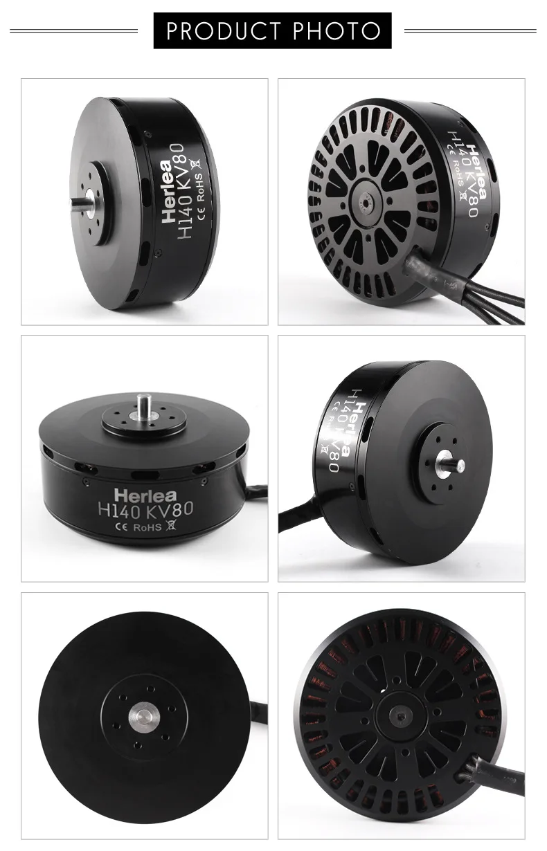 Industrial grade 50KG plant protection disc type brushless motor H140 KV80 large tension adapter 40 inch carbon fiber propeller