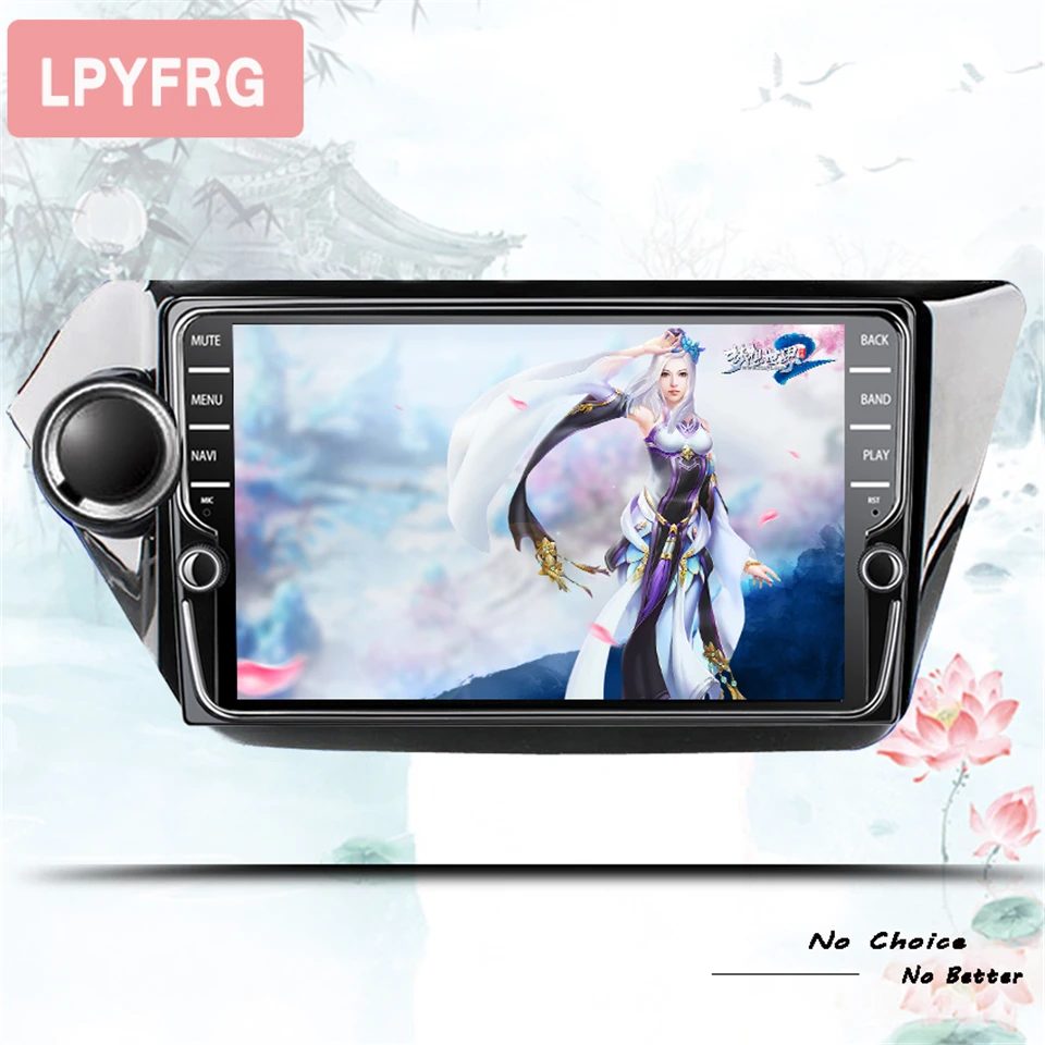 Sale 8" Carplay 4G RAM Android 9.1 CAR Radio GPS Navigation For KIA RIO K2 2010 2011 2012 2013 2014 2015 Car DVD Player Octa Core 4