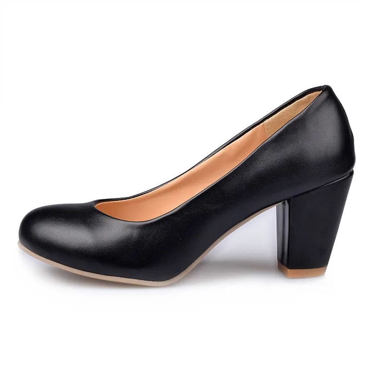 Черный Г. sapato feminino zapatos mujer Tacon, большой размер 31-47, цветные новые Демисезонные женские туфли-лодочки женская обувь высокий каблук, Pu искусственная кожа, 222-1 - Цвет: Черный