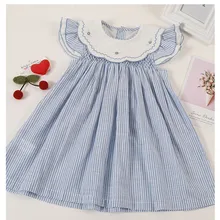 Детское платье; платье для маленьких девочек; модные платья принцессы для маленьких девочек; одежда для маленьких девочек с вышивкой; Эксклюзивная детская одежда для девочек
