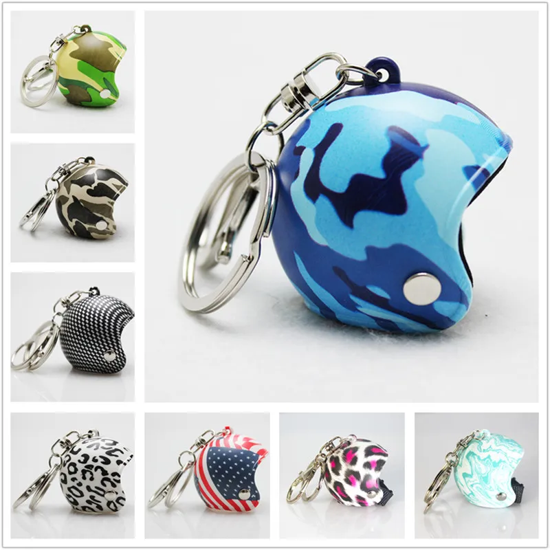 

Motorcycle Bicycle Helmet Keychain Ring Keychain keyfob Men Gift Present GPD8890
