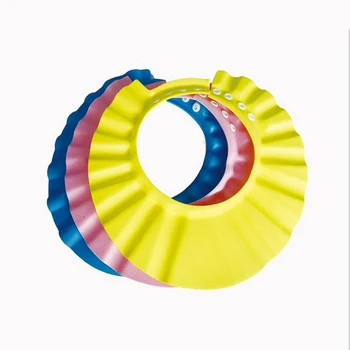 

Baby adjustable ear protection shower cap Shampoo Bathing Bath Protect Hat Baby Wash Hair Shield Shower Cap