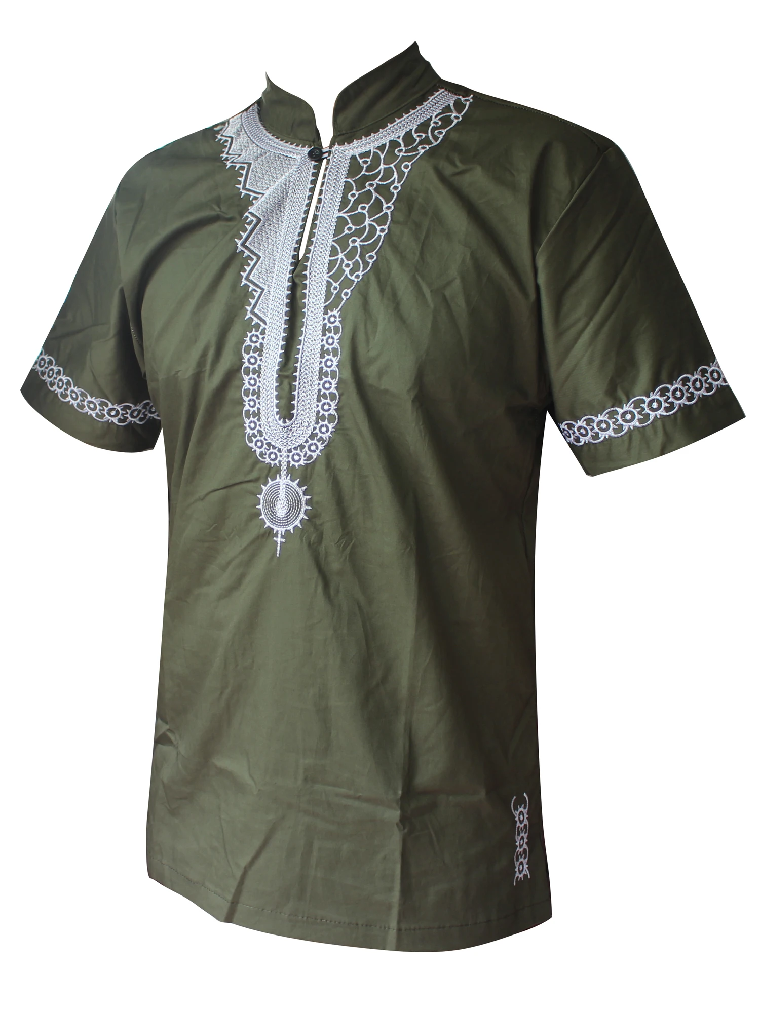 Летняя мужская Повседневная футболка Dashikiage с вышивкой Кванзаа
