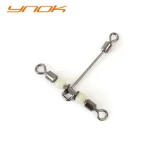 Океаническая лодка рыболовный Вертлюг t-формы поперечные прокатки «Три в одном» поворачивается на свечение шариков 3-ходовой поворотный крюк разъем