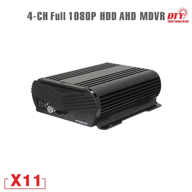  Nuevo 4G que 4CH 1080 P AHD HDD Mobile DVR con GPS Wi-Fi 4G Módulo de 512 GB de apoyo tarjeta SD y 