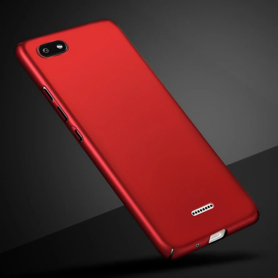 

Fashion Luxury Case For Xiaomi Redmi 6A 360 Full Nice Hard PC Plain Back Cover Case For Xiaomi Redmi 6A Pro Phone Case 5.45"