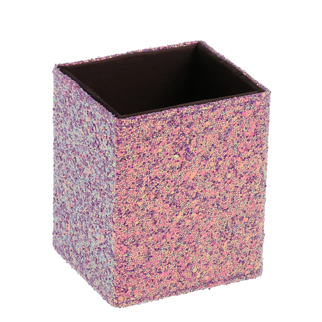 

Professional Salon Home Desk Cosmetic Make Up Cup Case Makeup Brush Pen Holder Empty Storage Box