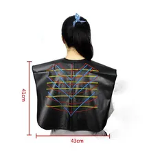 Профессиональная накидка для окрашивания волос, черная, Парикмахерская, водонепроницаемая, для окрашивания волос, шаль, накидка для парикмахера, Стильная накидка,, S11