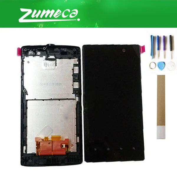 

With/Without Frame For Sony Xperia LTE LT28 LT28i LT28h LCD Display Screen+Touch Screen Digitizer Black Color With Tape&Tool