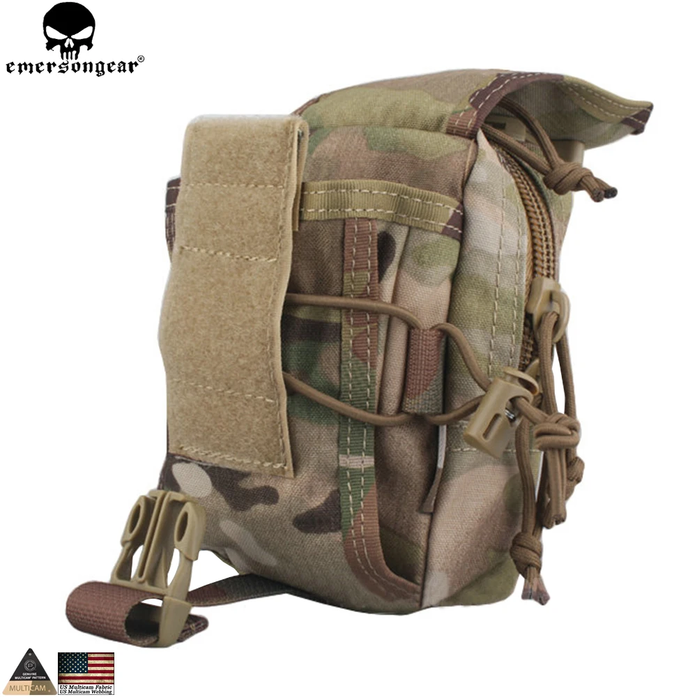 EMERSONGEAR M2 поясная сумка маленькая легкая Molle Охотничьи аксессуары черная