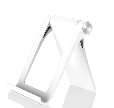 Landas Универсальный держатель для мобильного планшета Настольный складной для iPad держатель для планшета Регулируемый для iPhone для Xiaomi подставка для телефона - Цвет: White color