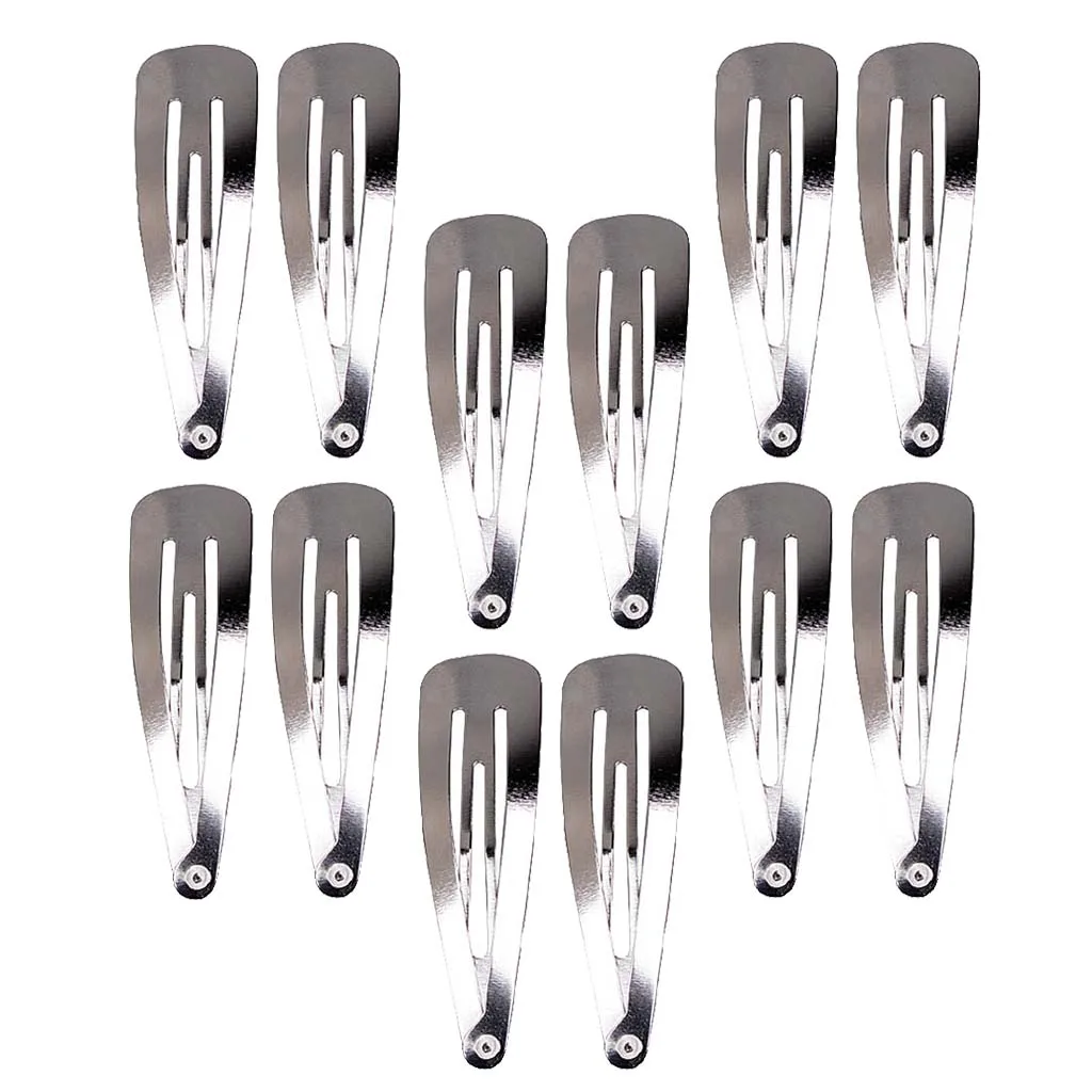 12 Pieces No Slip Snap Hair Clips BB Hair Clip Barrettes for Girl Toddler