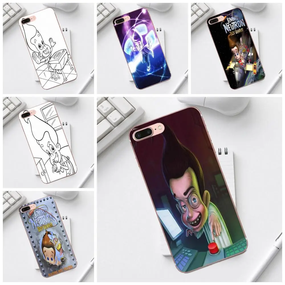 Ультратонкий чехол для iPhone 4 4S 5 5C SE 6 6S 7 8 Plus X XS Max XR Galaxy A3 A5 J1 J3 J5 J7 2017 Jimmy Neutron Boy |
