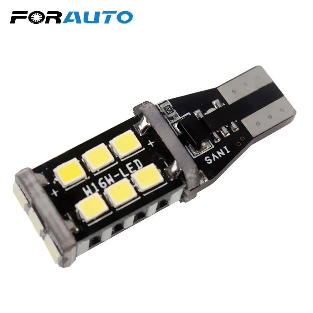 

Car styling Auto Replacement Parts DC 12V Universal Decoding Automobile Reversing Light LED T5 2835 15smd