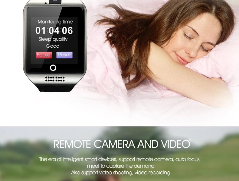 Горячие Q18s Bluetooth Смарт часы Поддержка 2G GSM sim-карта аудио камера фитнес трекер умные часы для Android iOS мобильный телефон