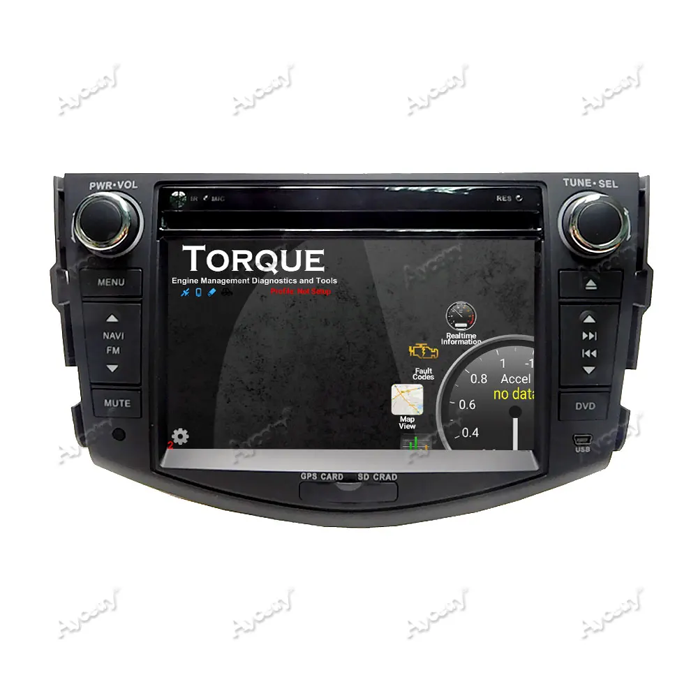 Discount 4G 64G IPS DSP 2 Din Android 9.0 car multimedia dvd player GPS for Toyota RAV4 Rav 4 2007 2008 2009 2010 2011 car radio FM obd2 23