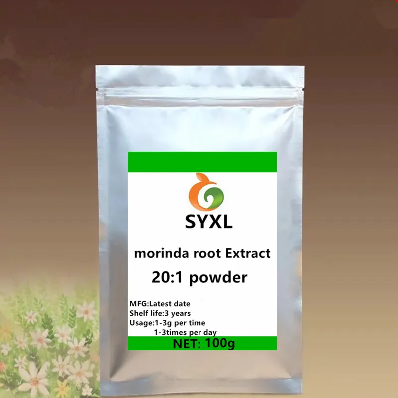 100 г-1000 г натуральный Моринда порошок из экстракта корня 30: 1/ba ji tian/morinda offcinalis How Morinda officinalis - Цвет: 100g