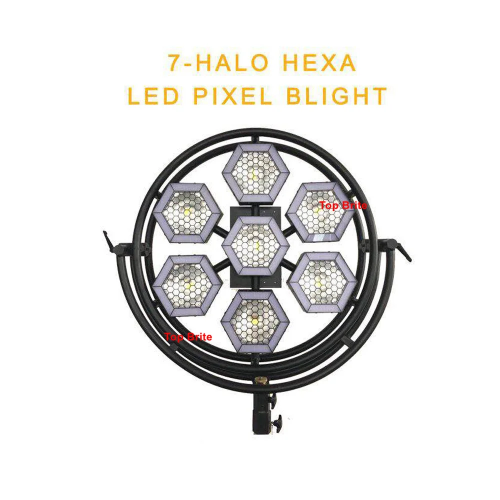 2 шт. Ретро вспышка 7X100W теплый/холодный белый Светодиодный сценический свет Dj