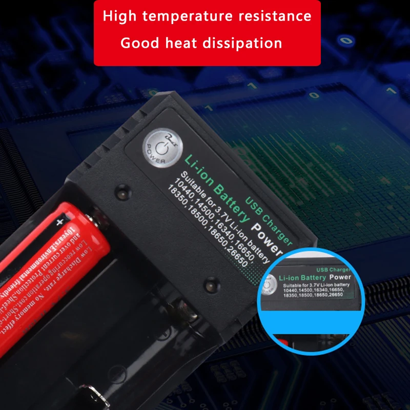 2 слота AC 110V 220V двойное зарядное устройство для 18650 3 7 V литий ионная