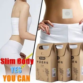 

10Pcs/Box Chinese Medicine Weight Loss Slimming Diets Patches Navel Sticker Magnetic Detox Adhesive Sheet Fat Burning Pads