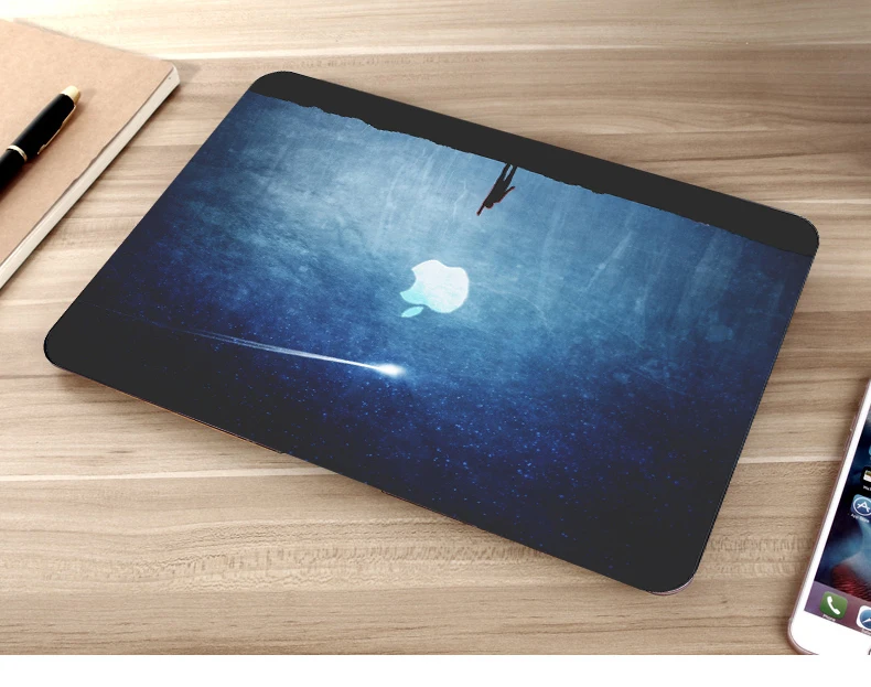 Новинка 2019 чехол для планшета Жесткий Чехол ноутбука с цветным принтом Apple Macbook Air