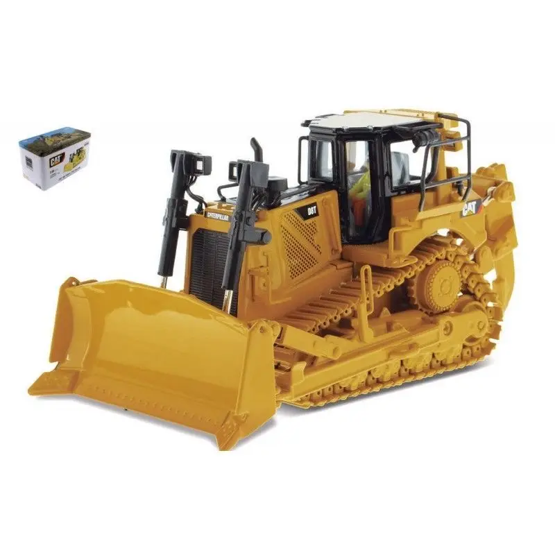 DM 1:50 гусеница CAT D8T Инженерная техника гусеничный трактор литые бульдозеры игрушка модель 85299 для коллекции, украшения