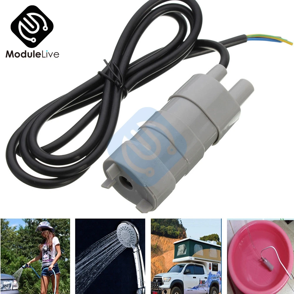 JT 500 DC 12V погружной насос 600 л/ч 5 м для аквариума бассейна|Насосы| |