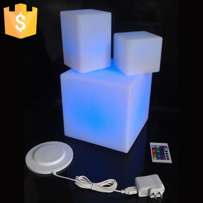 20mm Square LED Outdoor Light Cube mini cube light / square light cube / led glow cube Free shipping 12pcs/Lot