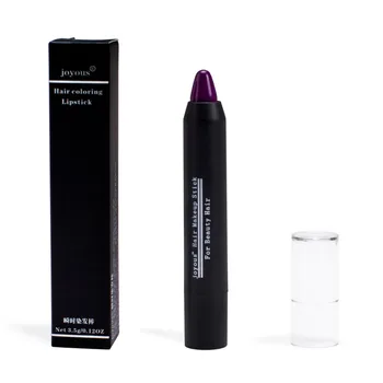 

Hair Color Dye Stick Temporary Cover Hair Non-Toxic Dye Crayon Chalk Cover Gray Root Hair 5 Colors