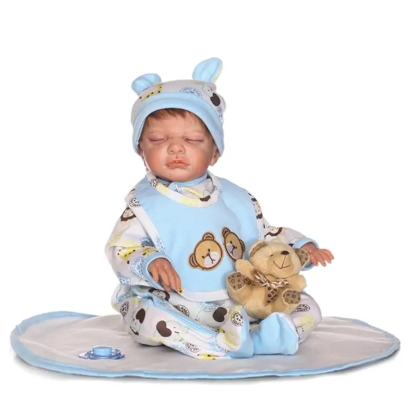 

DollMai wholesale reborn dolls toys 20" silicone reborn baby boy dolls for children gift bebes reborn bonecas real ture looking