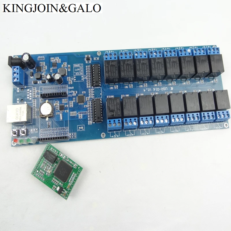Промышленная сеть LAN WAN Ethernet 16 канальный релейный контроллер платы модуль