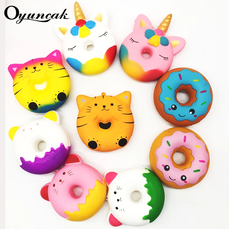 

Oyuncak Squishy Unicorn Squish Donut Gadget Banana Surprise Panda Cake Stress Relief Popular Squeeze Fun Toy Gags Practical Joke