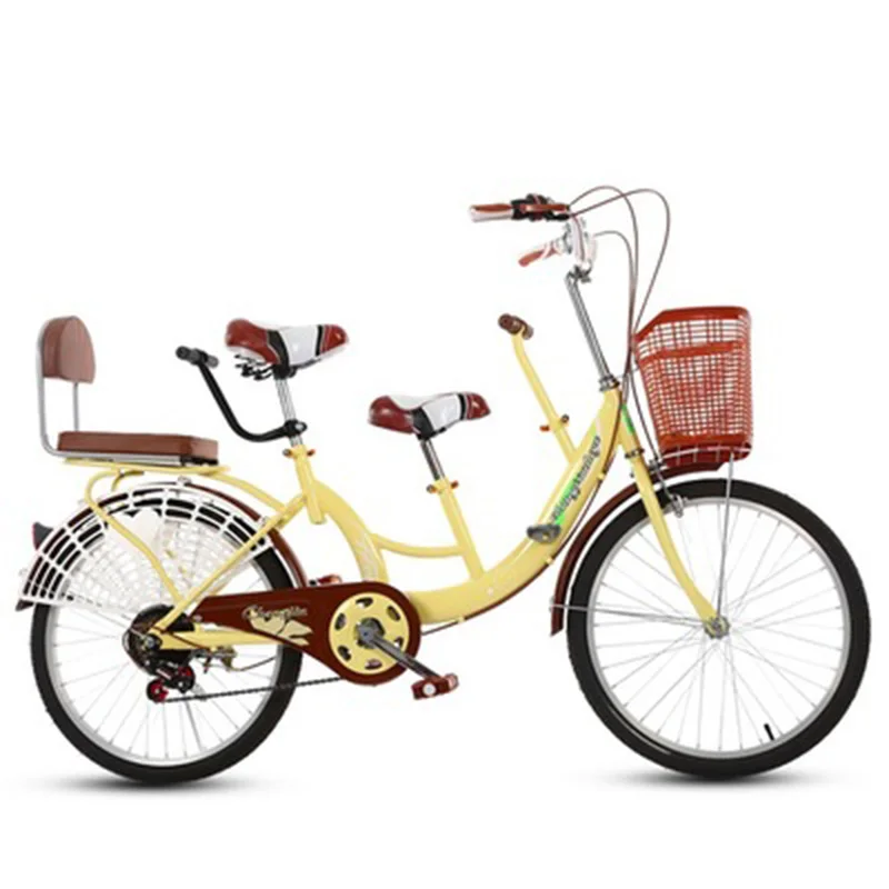 22-Inch Women's Double Bike Parent-Child Car To Build A Bridge With Children