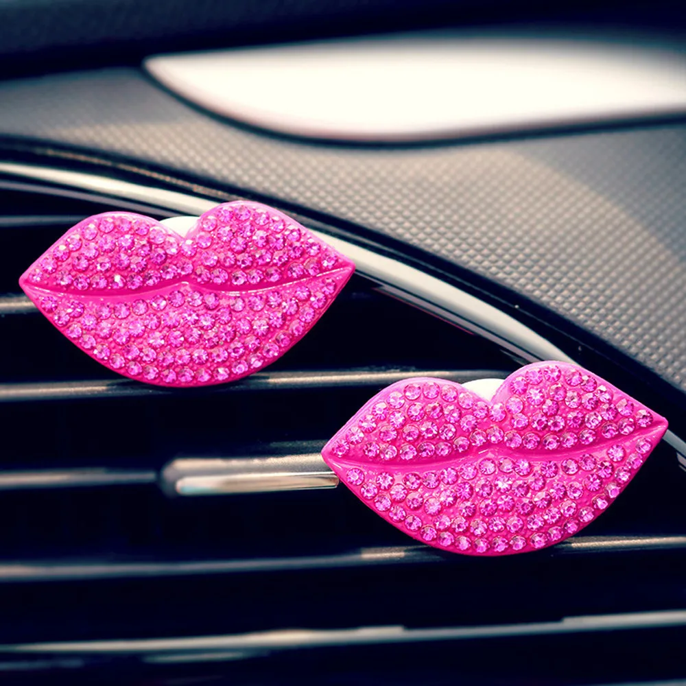 

Car Loving Sexy Gift Air Outlet Fragrant Perfume Clip Lips Freshener Diffuser Flavoring In The Car Auto Interior Accessory