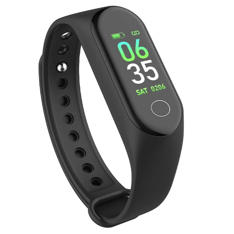 

Newest M4 Smart Bracelet Waterproof Smart Wristband Blood Pressure Heart Rate Monitor Fitness Activity Tracker PK Mi Band 4