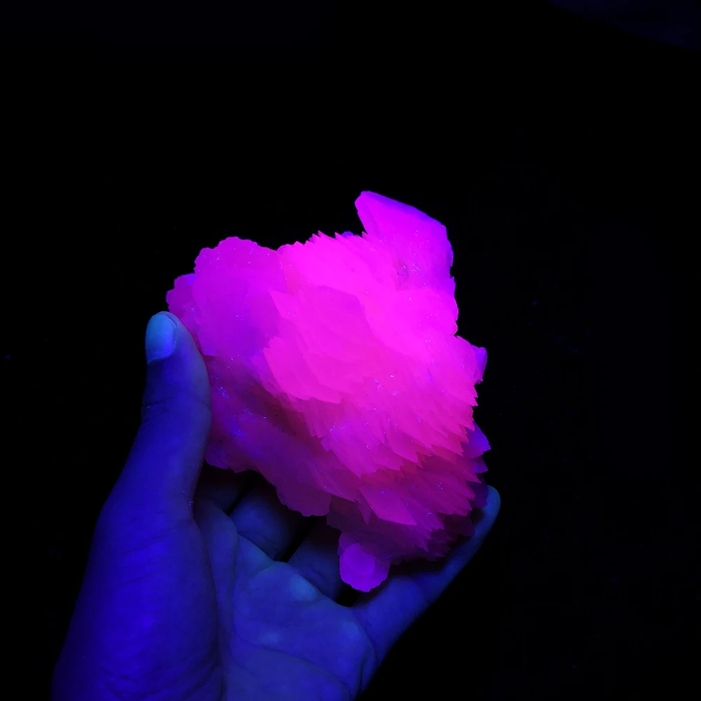 

610g NATURAL Stones and Minerals Rock florescent manganese CALCITE Crystal Specimens A4-53CMK
