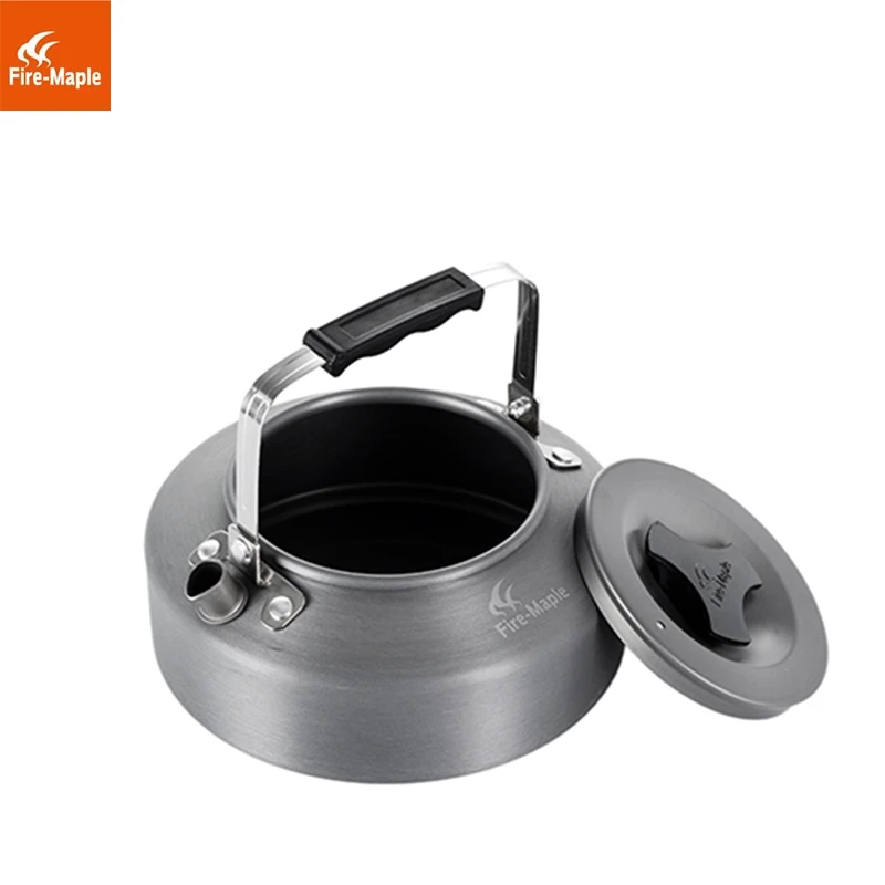 Fuego de arce tetera café té Camping al aire libre de viaje de senderismo tetera ultraligero con prueba de calor botella de mango 0.8L FMC-T1