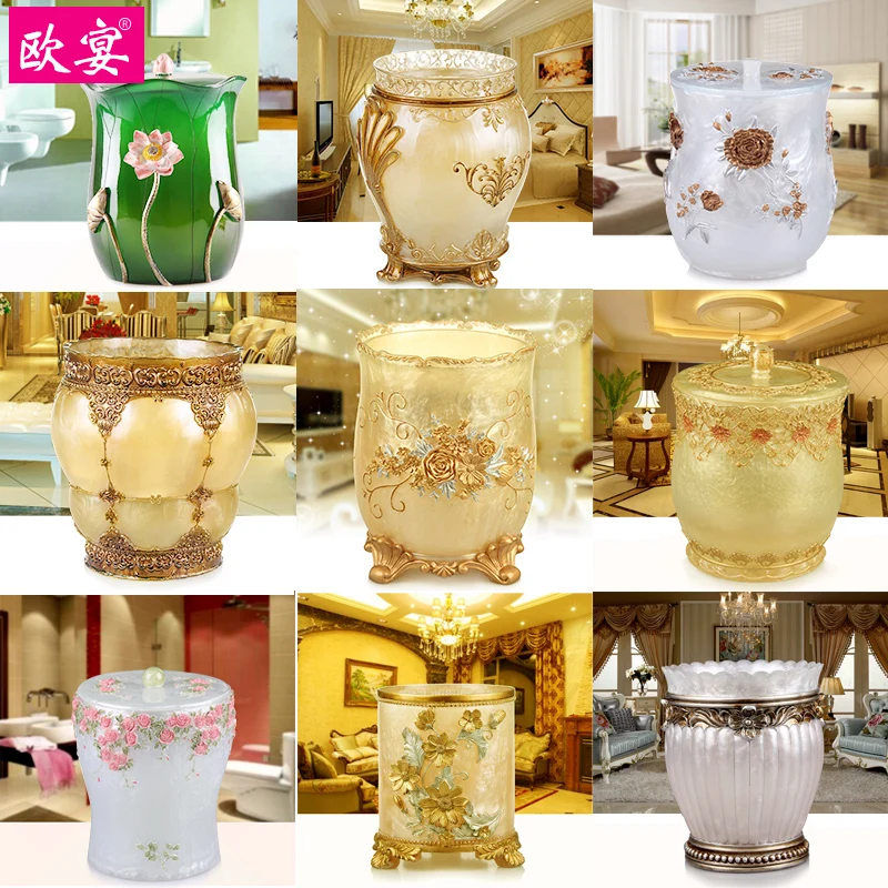 European style trash cans European style bucket living room kitchen