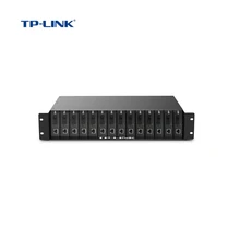 TP-Link TL-FC1400 14 слот оптоволокно приемопередатчик 2U стойка конвертера мультимедиа шкаф