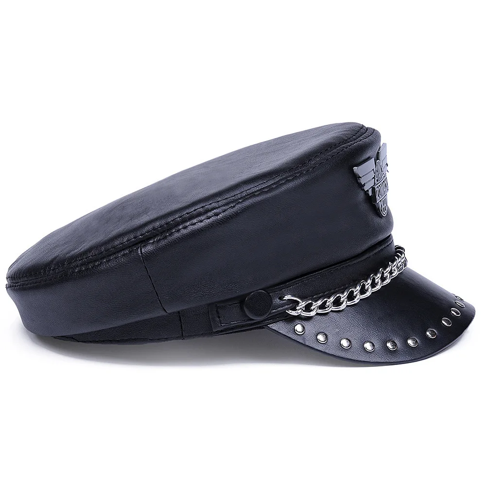 New arrival men military hat genuine 