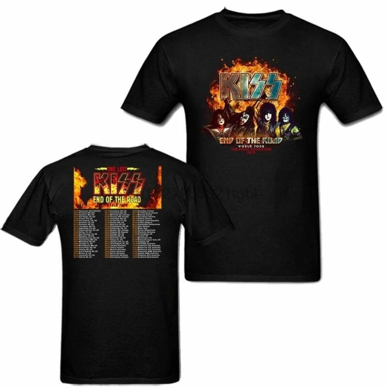 KISS End Of The Road The Final Tour Ever футболка World Tour США Размер 5XL